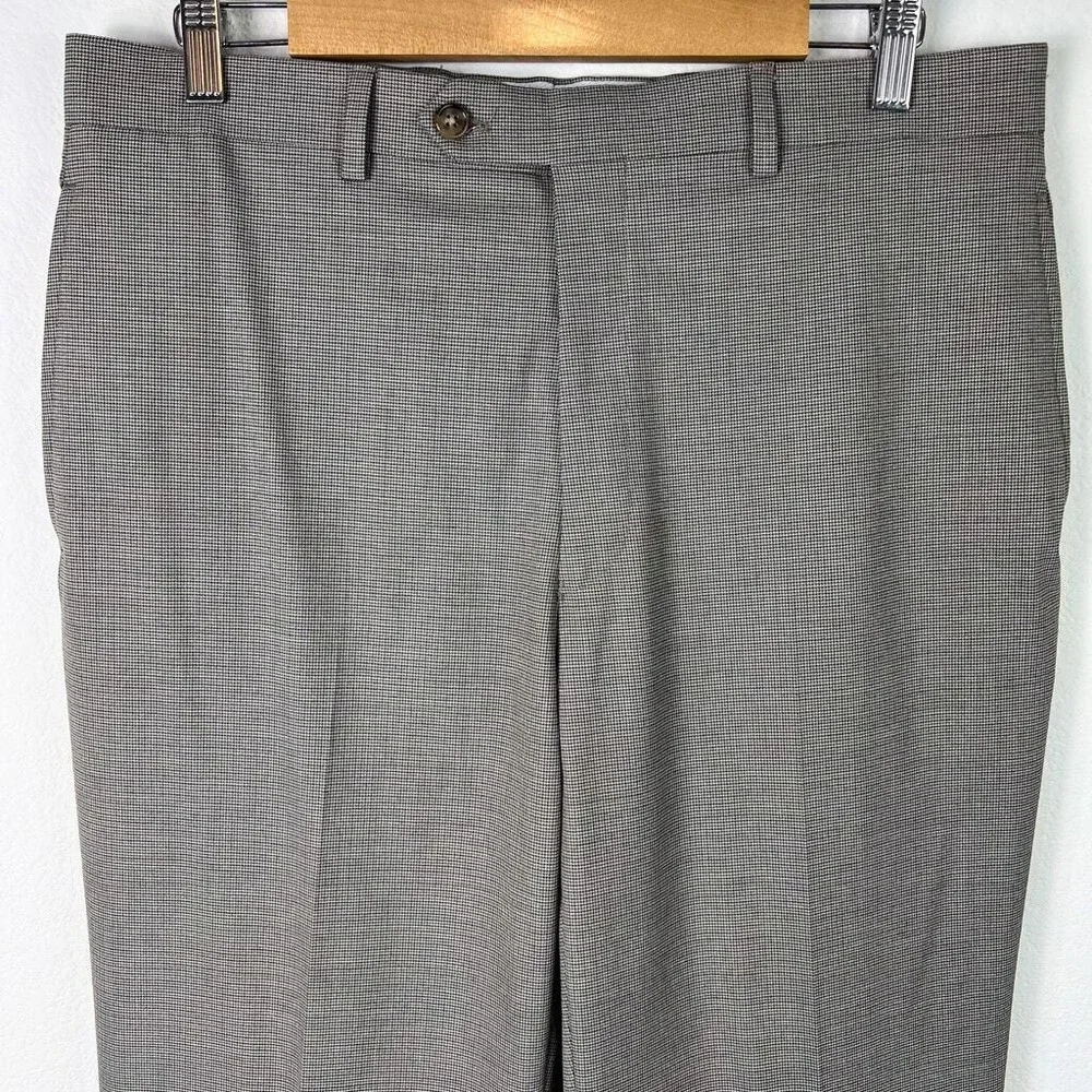 Ralph by Ralph Lauren Dress Pants Men's Size 34x32 Houndstooth Comfort Flex Pant